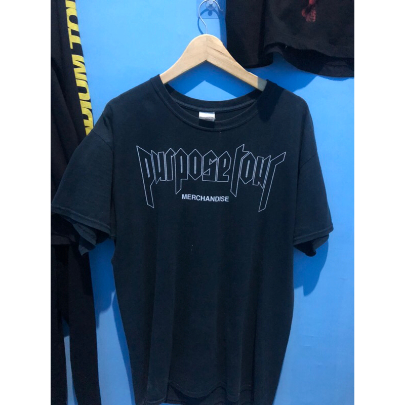 Purpose Tour T shirt Justin Bieber x Gildan