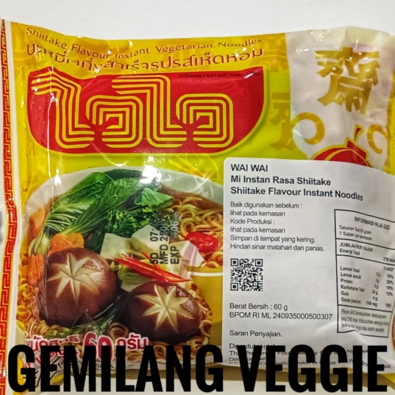 

waiwai mie instan vegetarian