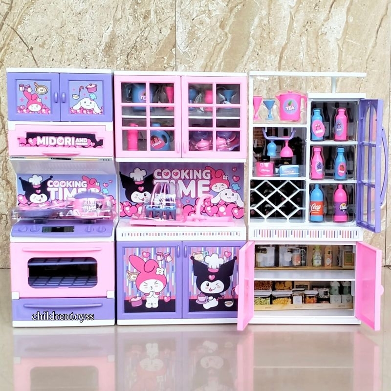 Mainan Happy Kitchen Lemari Oven / Mainan Lemari Cucian Wastafel / Mainan Dapur Set