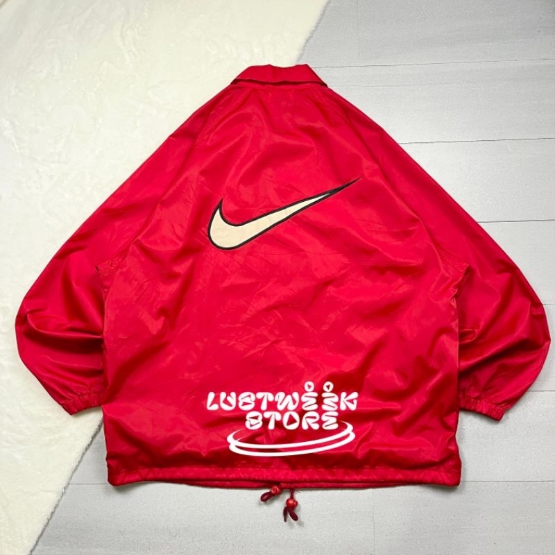 NIKE BIG SWOOSH COACH JACKET