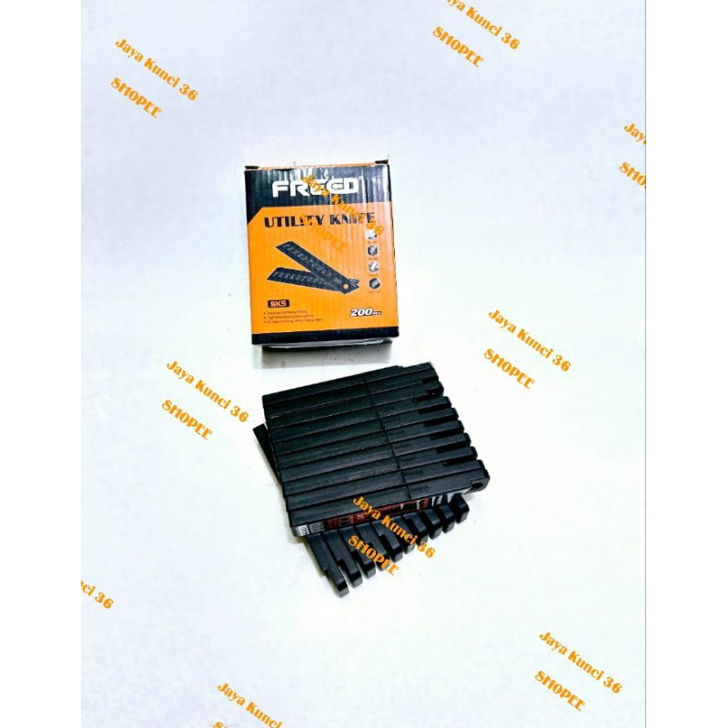 

Isi Cutter Besar / Refill Cutter Besar Tajam / Mata Pisau Cutter 1 Kotak isi 200Pcs FREED