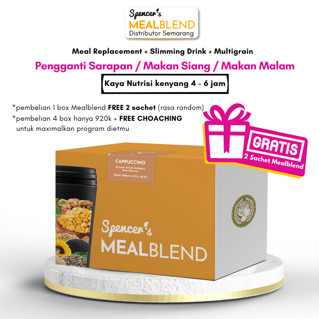 

Spencer's MealBlend Venetian Cappuccino Box @ 15 Sachet Meal Replacement Multigrain