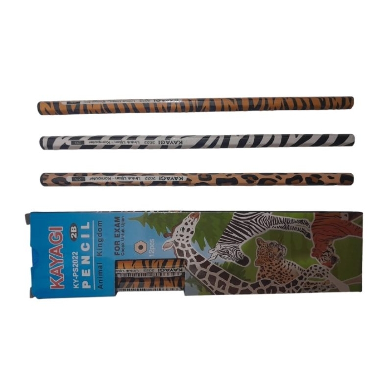 

pencil 2b KAYAGI motif animal