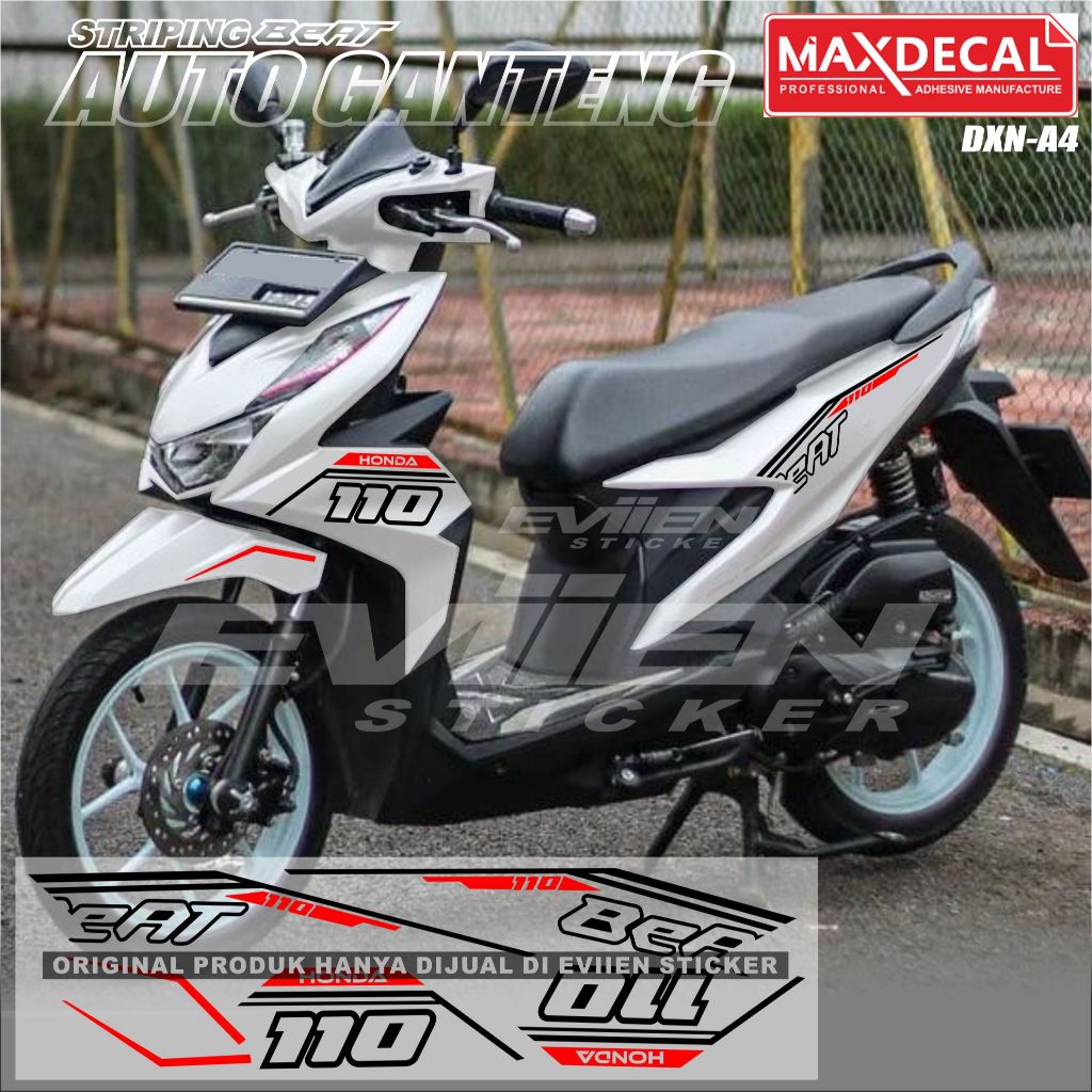 STRIPING MOTOR BEAT NEW/DELUXE/STREET STRIPING VARIASI CUTTING STICKER 2020 2021 2022 2023 2024