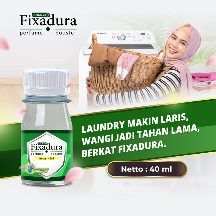 Fixadura Fixative Penguat Parfum Laundry atau Refill - Pengawet Parfum Wangi Tahan Lama