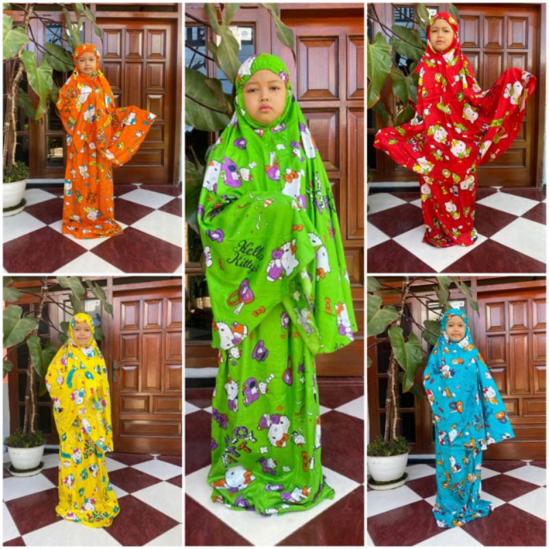 MUKENA BALI KIDS MUKENA RAYON SUPER ADEM MUKENA ANAK RAYON