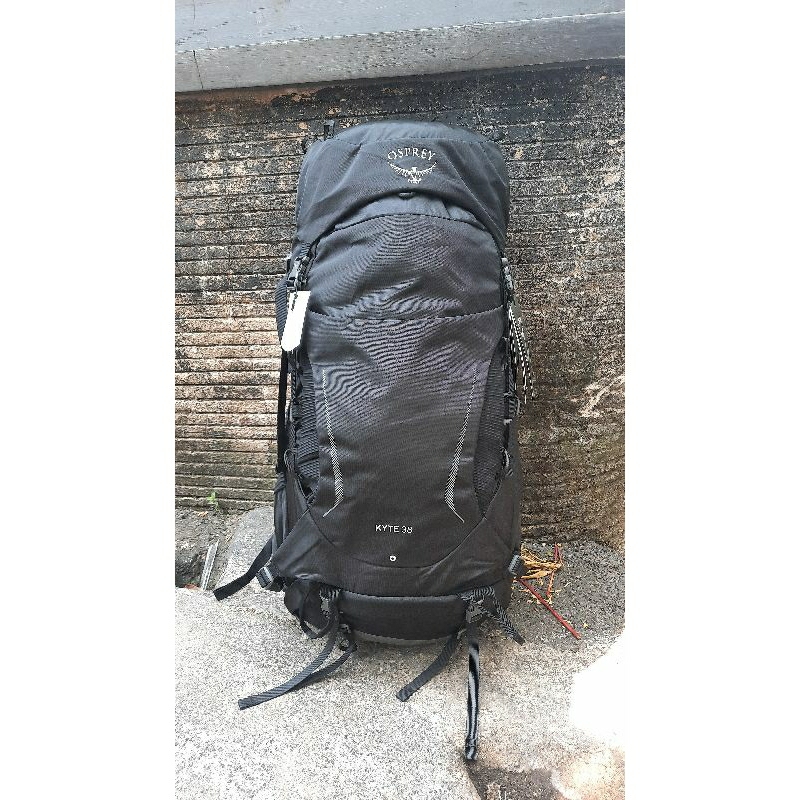 OSPREY KYTE 38 BLACK BACKPACK TAS HIKING TREKKING TRAVELING