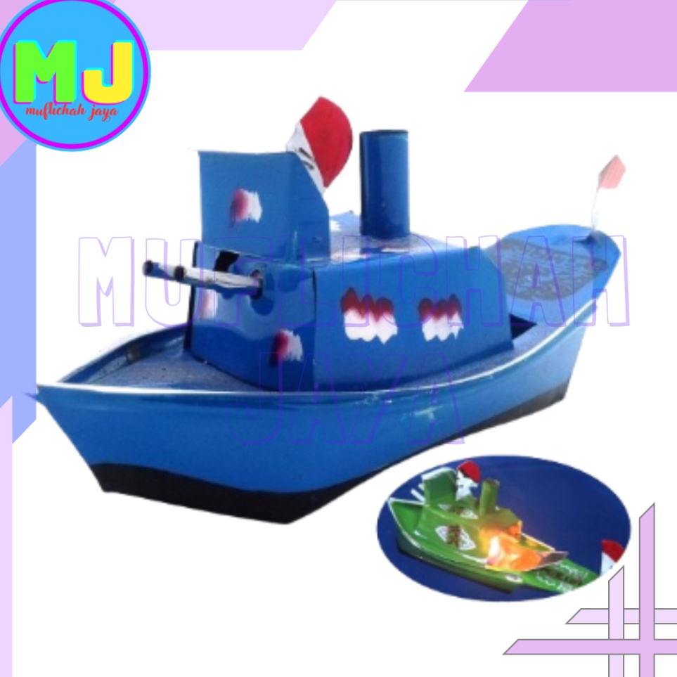 Murah Terkini  Mainan Kapal Air Perahu Otok Otok Tradisional