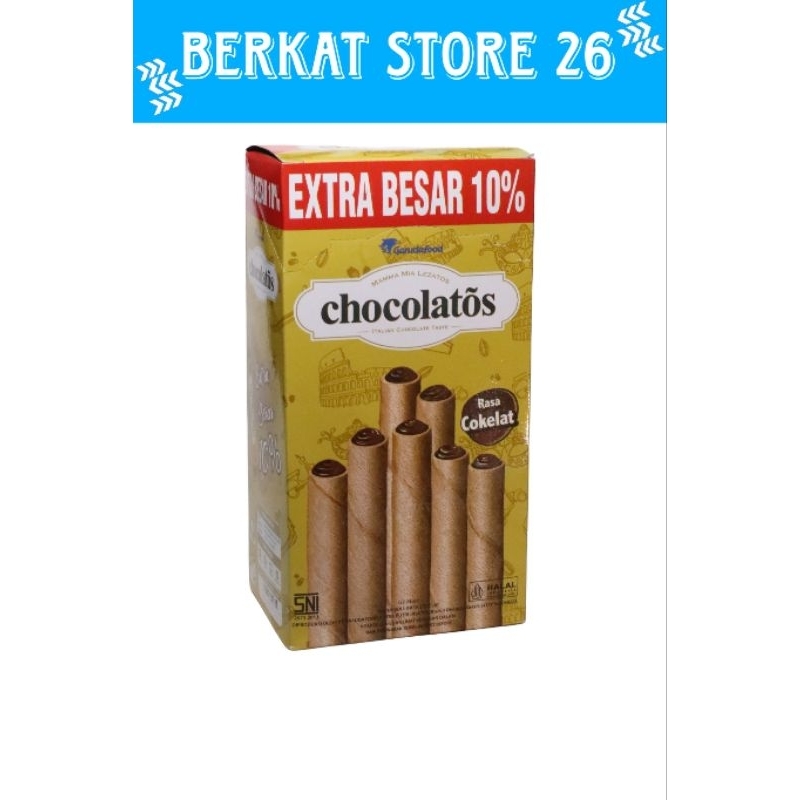 

CHOCOLATOS/WAFER ROLL/RASA COKLAT/SNACK MURAH/ANEKA JAJANAN/