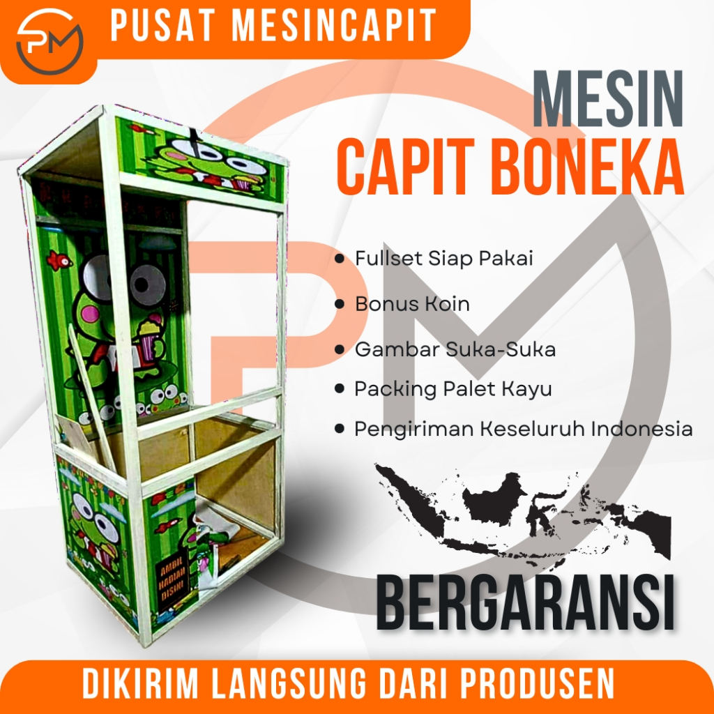 [TERMURAH] Product Information Section mesin capit capit boneka free koin 100 second dan Baru