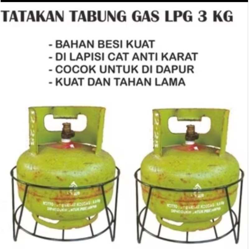 rak gas/dudukan gas/rak LPG 3kg