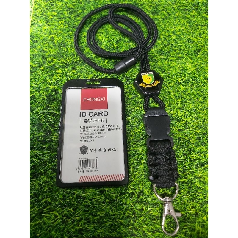 

lanyard hexa id card tali holder custom logo gadjah mada tni