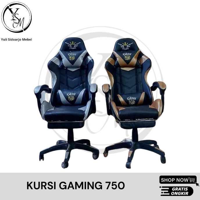 Kursi Gaming 750 - Kursi Gamers - Kursi Game