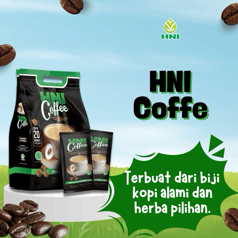 

HNI HPAI Kopi Coffee Kesehatan Herbal Alami Isi 20 Sachet Original 100%