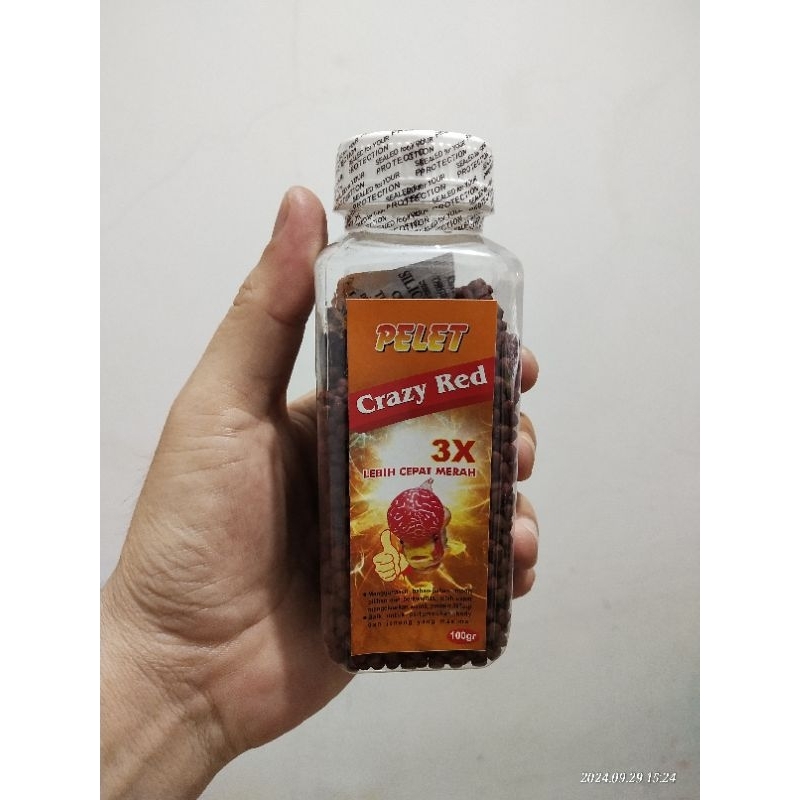 NEW Pelet Crazy Red pelet louhan kamfa cencu srd 3 kali lebih cepat mengeluarkan warna merah RBU