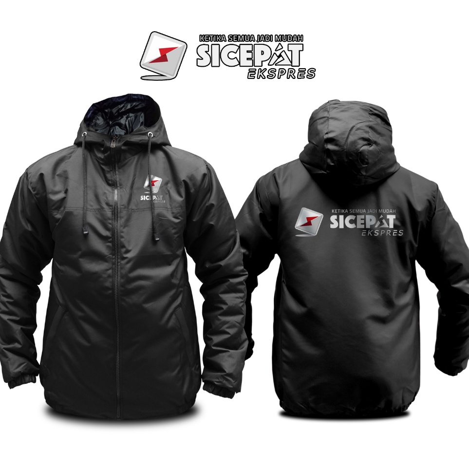 Murah Untung  Jaket Parasut Sicepat Express Semi WF Jaket Kurir Bisa Custom