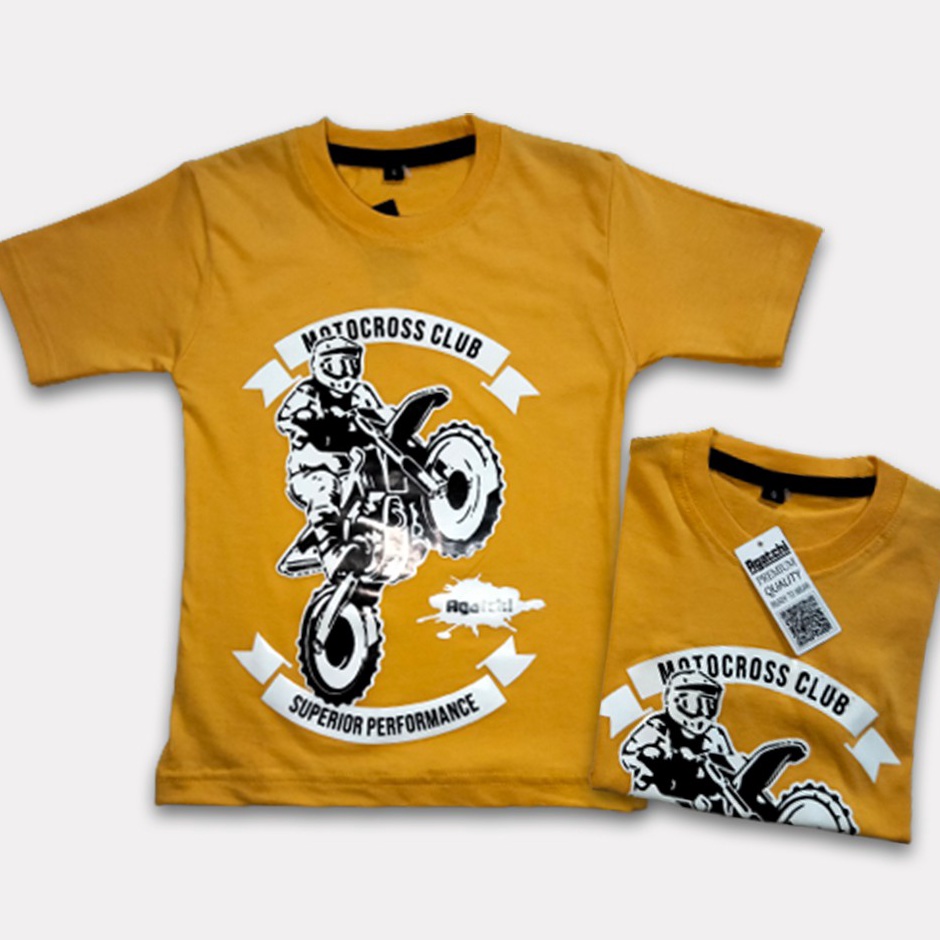 Paling Hemat  Kaos Anak  Baju Anak Distro Agatchi  Motocross  Motor cross  Trail