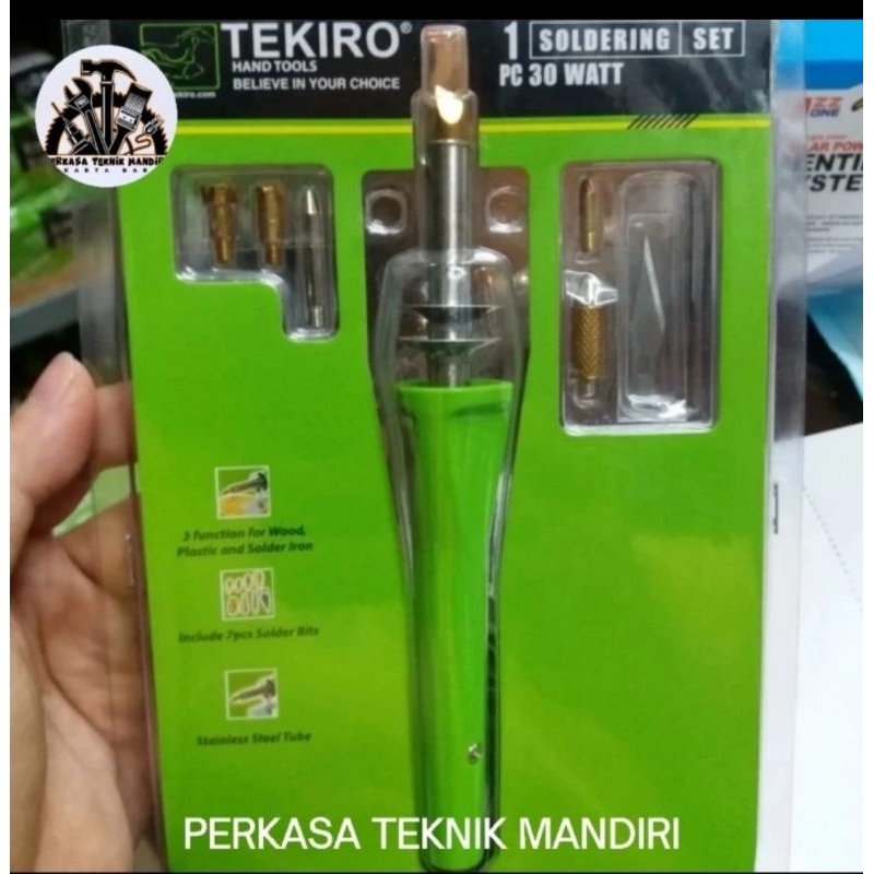 Solder Multifungsi Tekiro 30Watt Soldering Solder Listrik Tekiro