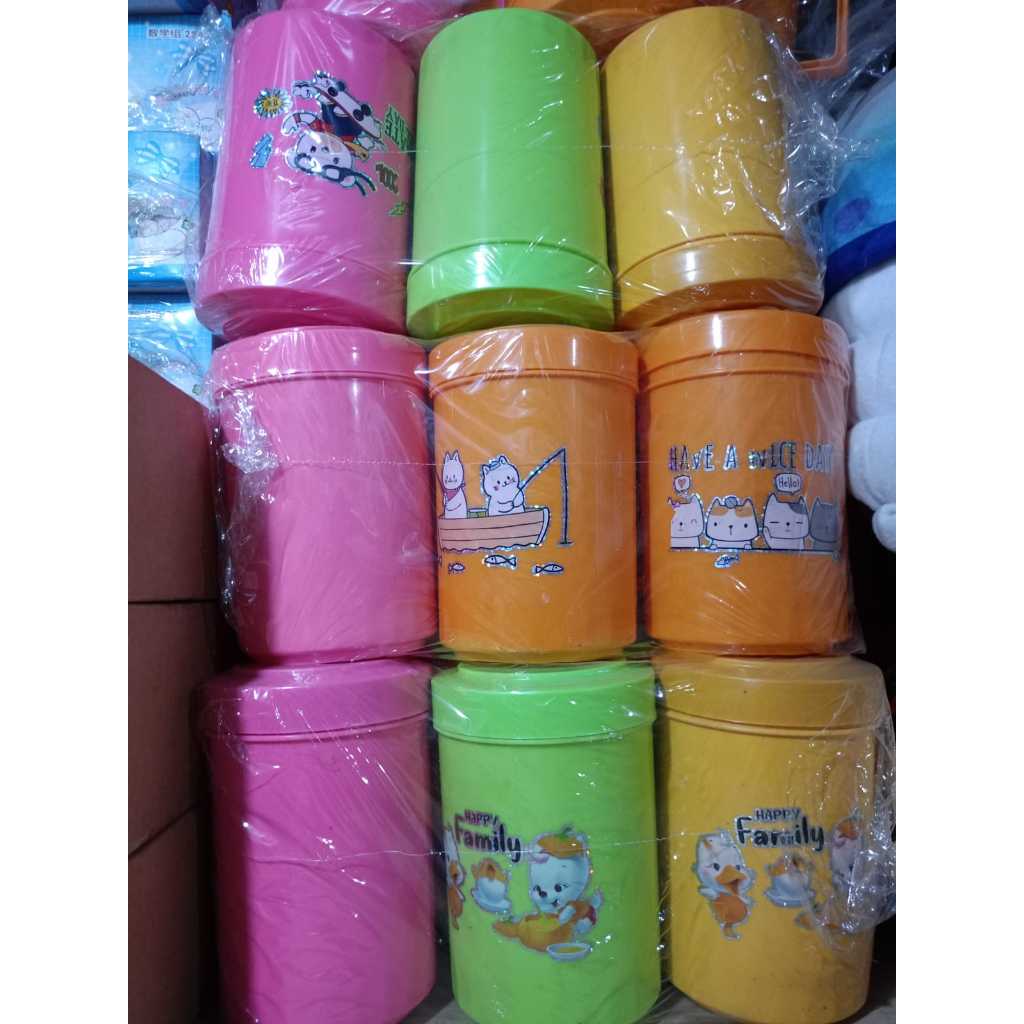 Mug Gelas Plastik Tutup Jumbo