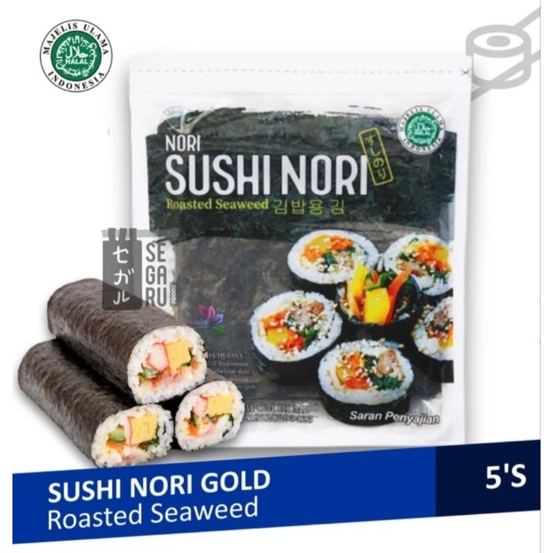 

Sushi Nori isi 5Lembar. Rumput Laut