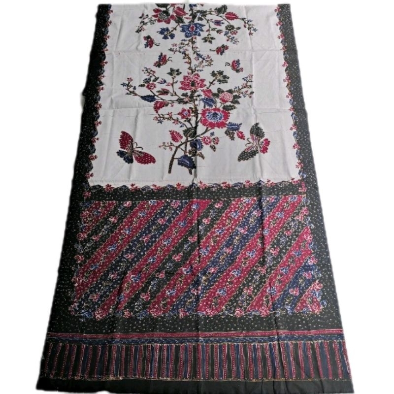 selendang batik lasem bledak bunga & kupu asli batik canting original sayut gendongan bayi sewek Jar
