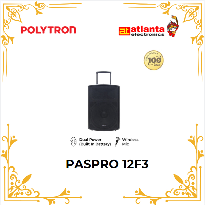 POLYTRON Speaker Aktif PASPRO-12F3