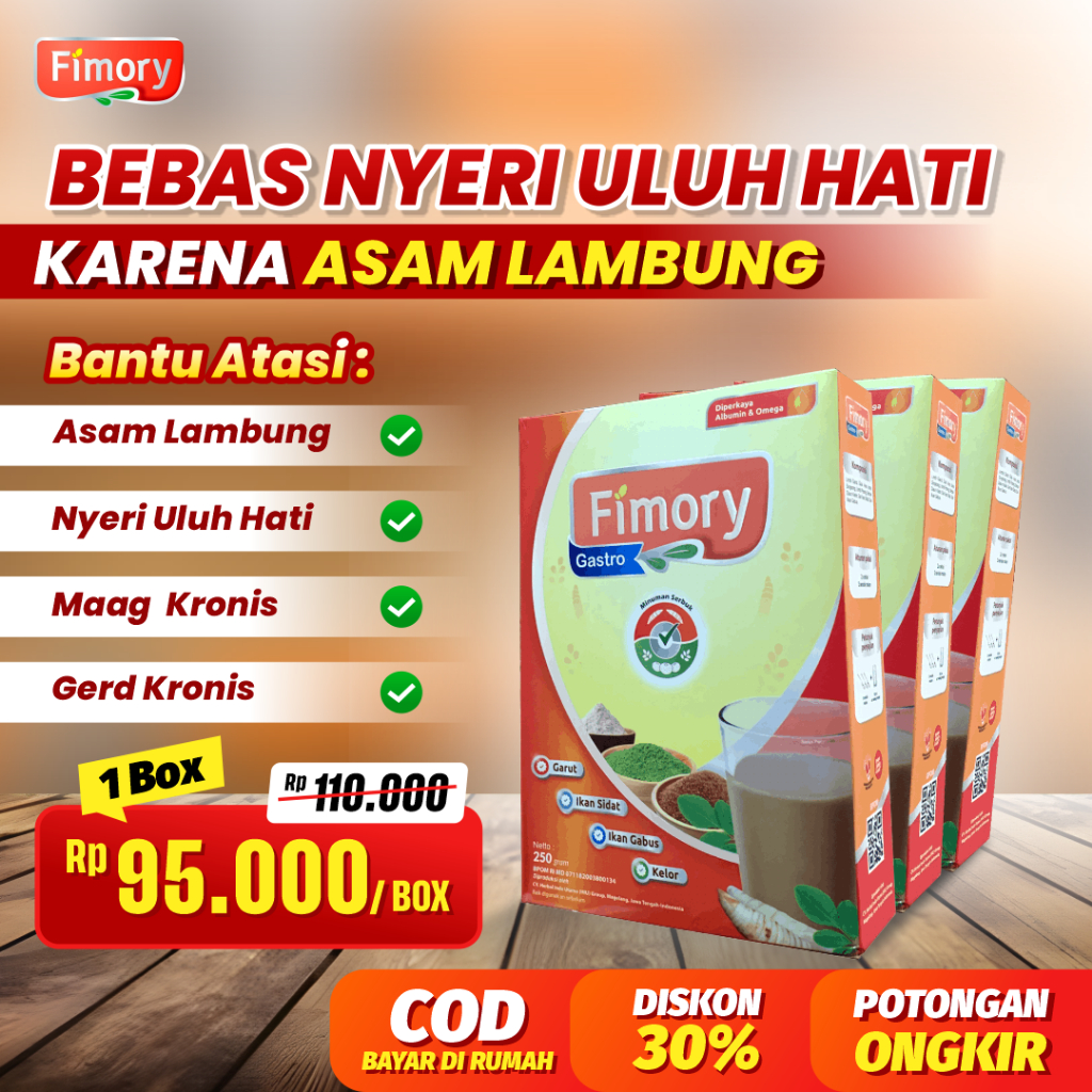 Atasi Nyeri Ulu Hati Dengan Fimory - Fimory gastro 250gr