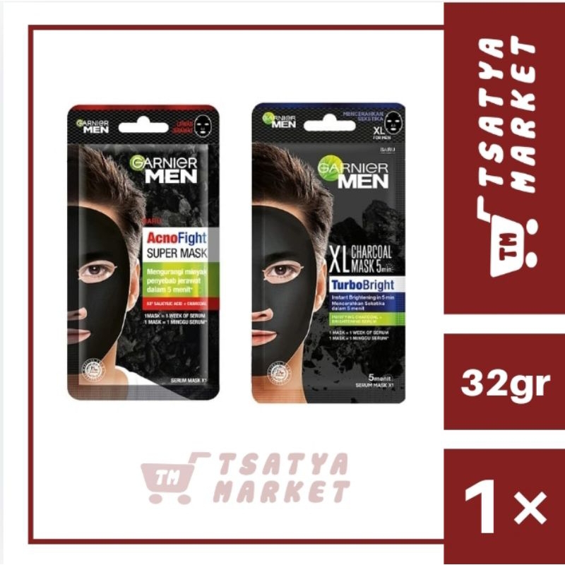 GARNIER MEN SERUM MASK 32GR