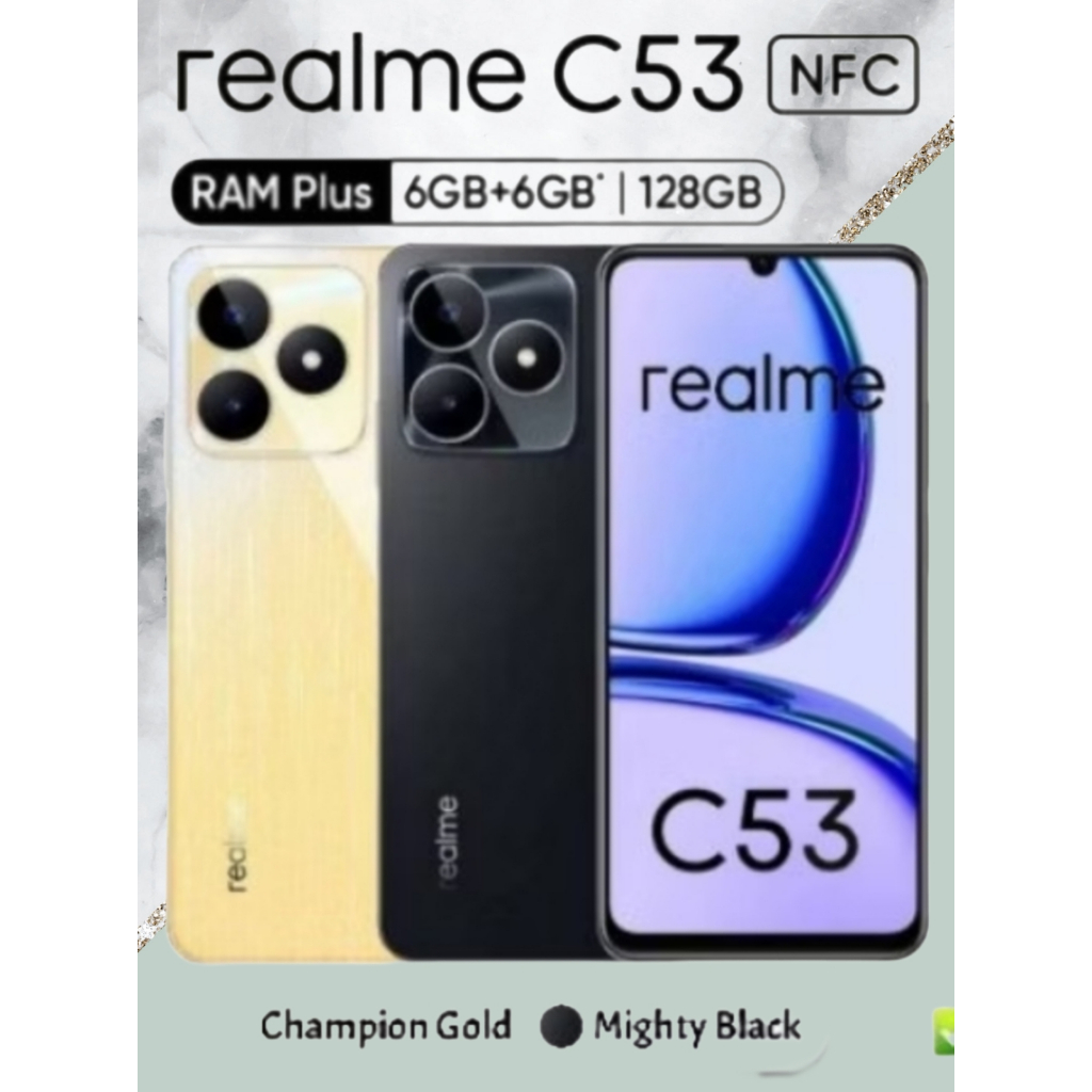 HP REALME SECOND BERKUALITAS C53 REALME C53 RAM 6/128 GB GARANSI RESMI REALME