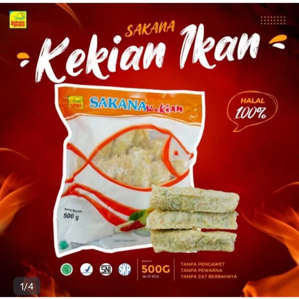 

Kekian Sakana 500gr olahan ikan yg di padu dg kulit kembang tahu yg crunchy