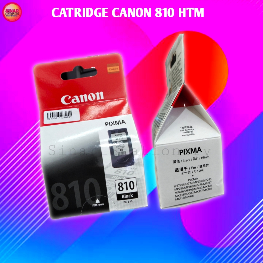 CARTRIDGE CANON 810 HITAM