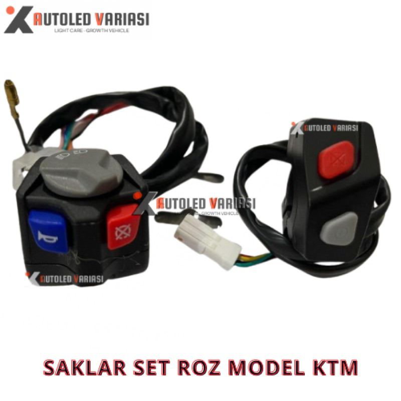 Saklar Set Roz Model KTM universal Klx/Dtracker/ Dsb Saklar Ktm Kanan Kiri
