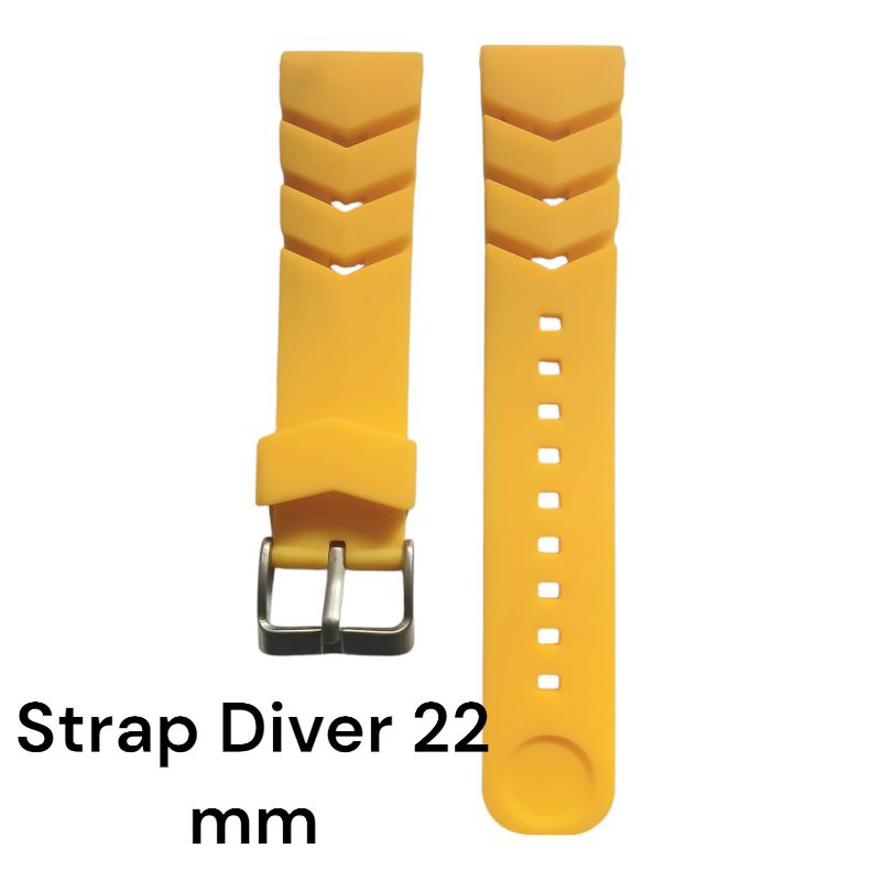 Strap Diver Watch Strap Jam Tangan Diver 22 mm