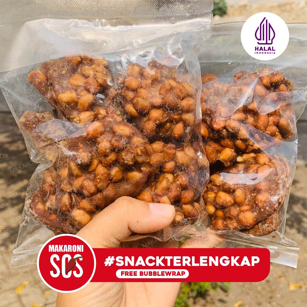 

1 KG Ampyang Kacang Manis Terenak Termurah Terlengkap Snack Grosir Kiloan Makaroni SOS