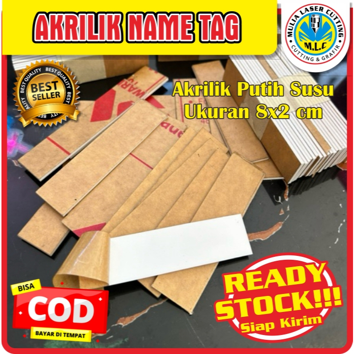 

BAHAN NAME TAG AKRILIK MURAH