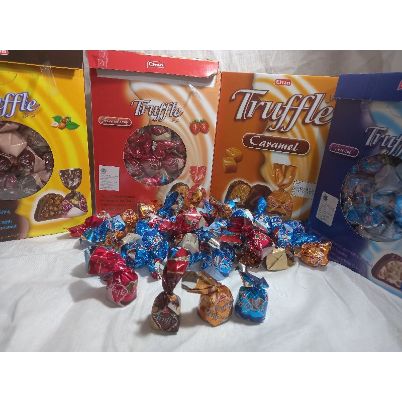 

QH Coklat Turki Truffle dus 1,8 kg x 6 bh cokelat arab oleh oleh haji umroh