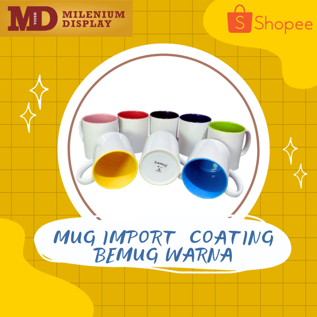 MUG IMPORT  COATING BEMUG WARNA