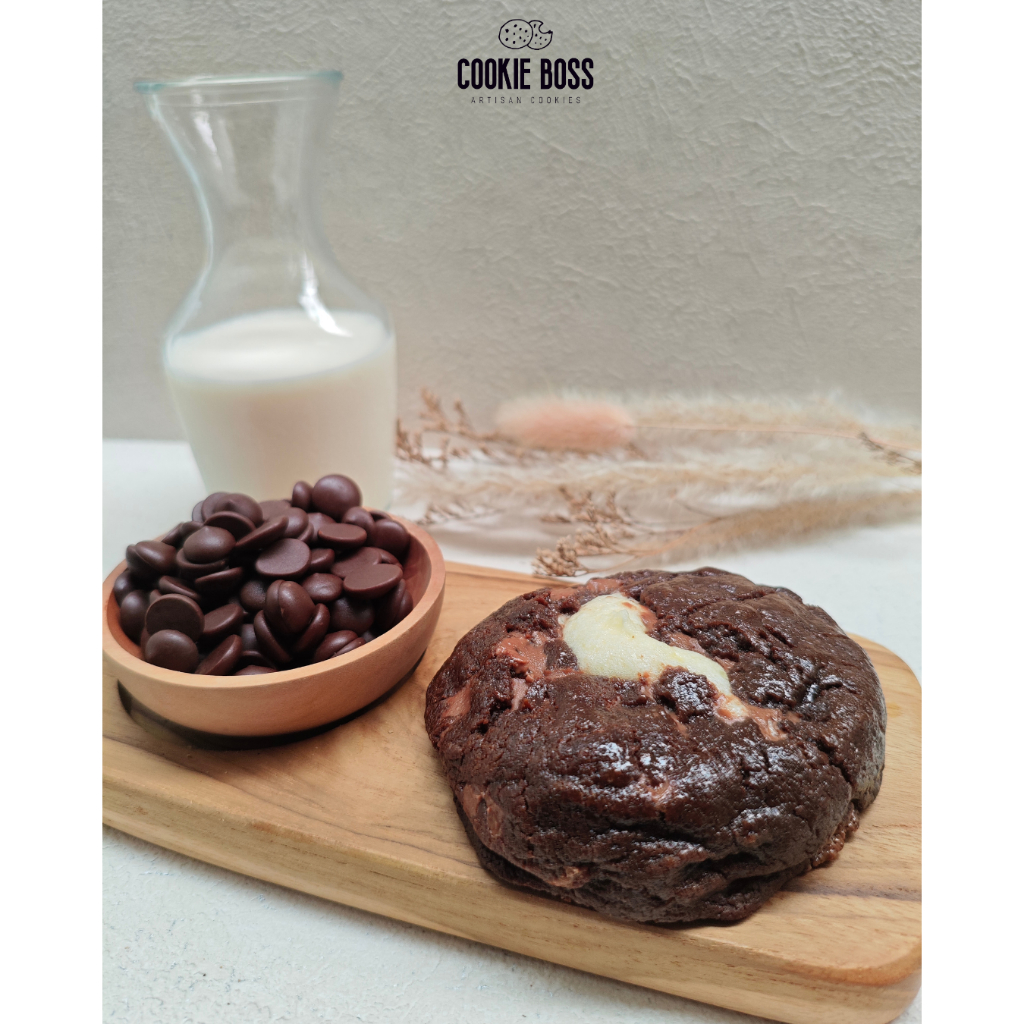 

Double Choco Cheese BIG Soft Cookies - by COOKIE BOSS