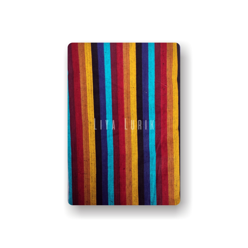 Kain Tenun Lurik Motif Pelangi Warna-Warni untuk Busana Tradisional dan Modern