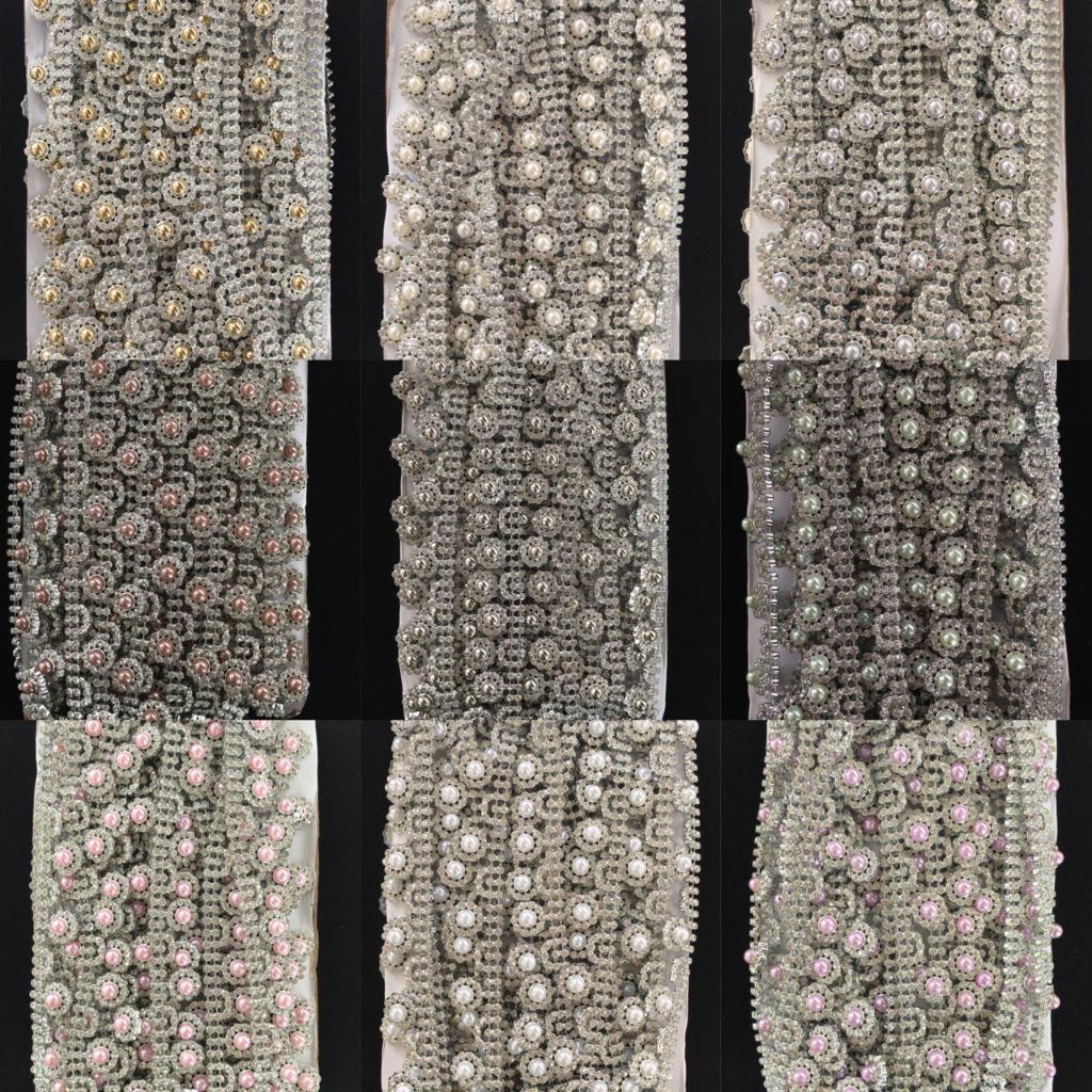 @50CM PAYET MUTE RANGKAI SWAROSKI MUTIARA SILVER (PR 99)