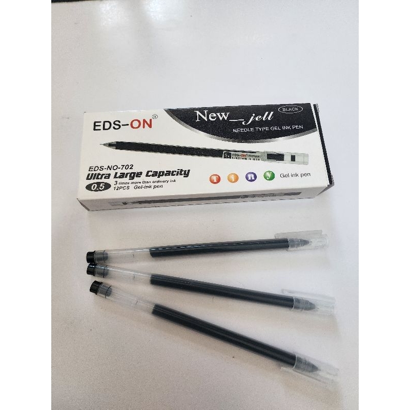 

PULPEN GEL EDS-ON HITAM [1PACK ISI 12PCS]