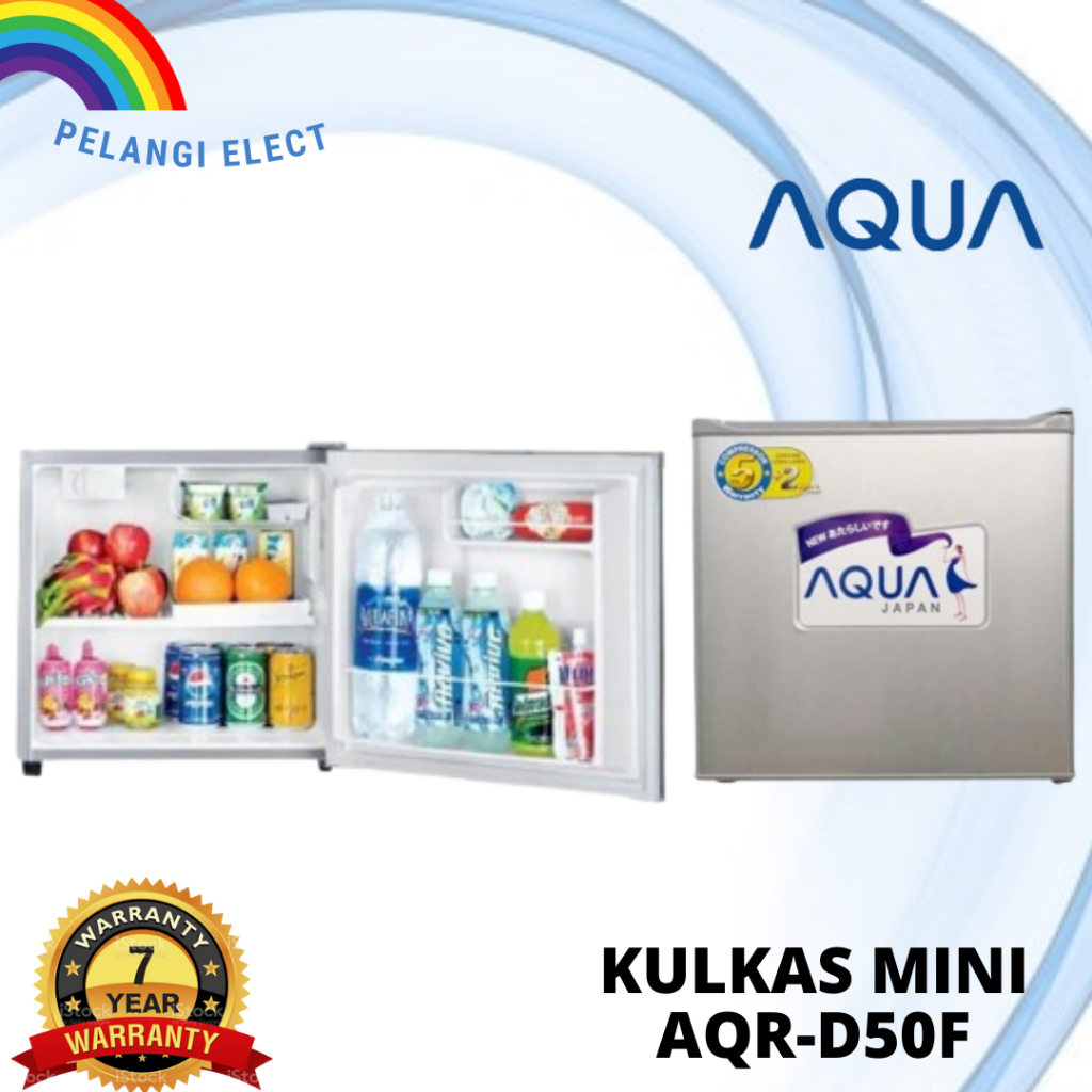 Aqua Kulkas Portable AQR D 50 D50F AQRD50F Mini Portable