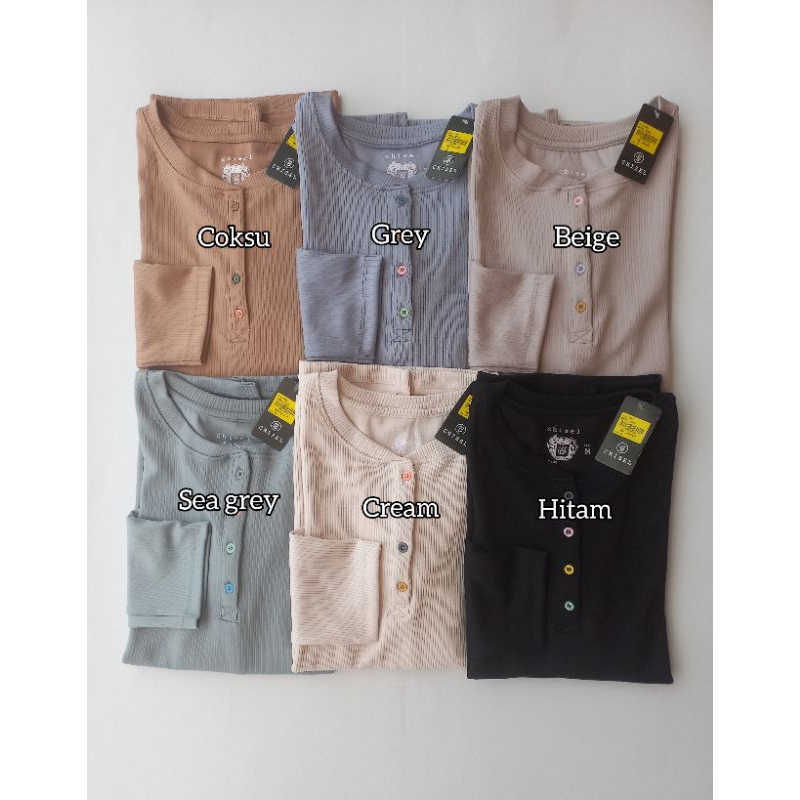 chisel kaos wanita lengan panjang brand matahari
