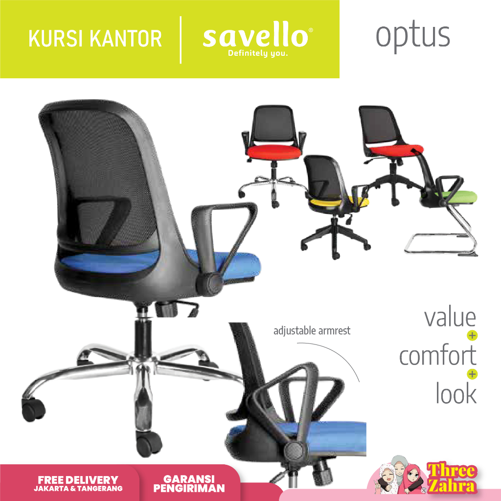 Kursi Kantor Savello Optus/ Kursi Kerja / Kursi Staff
