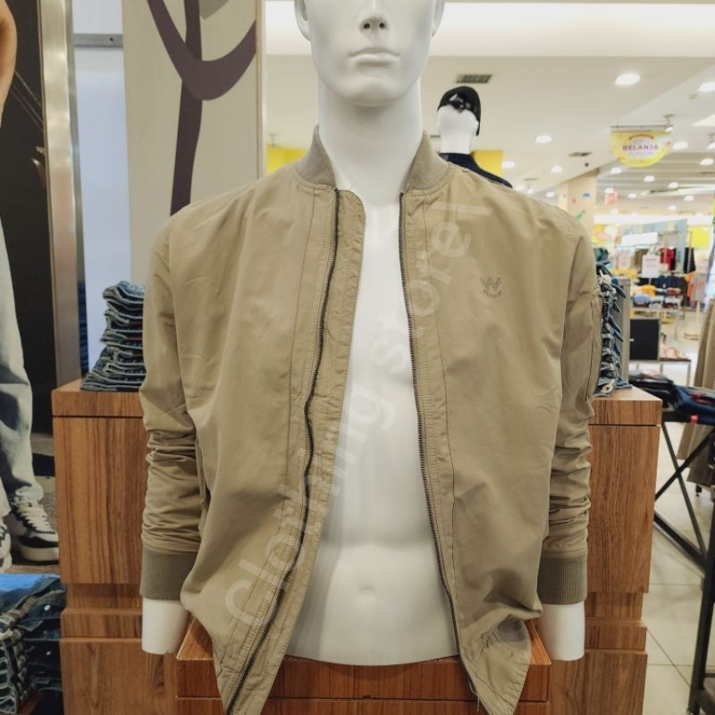 WATCHOUT CASUAL ORIGINAL jacket pria lengan panjang khaki WJ301310004 live XL