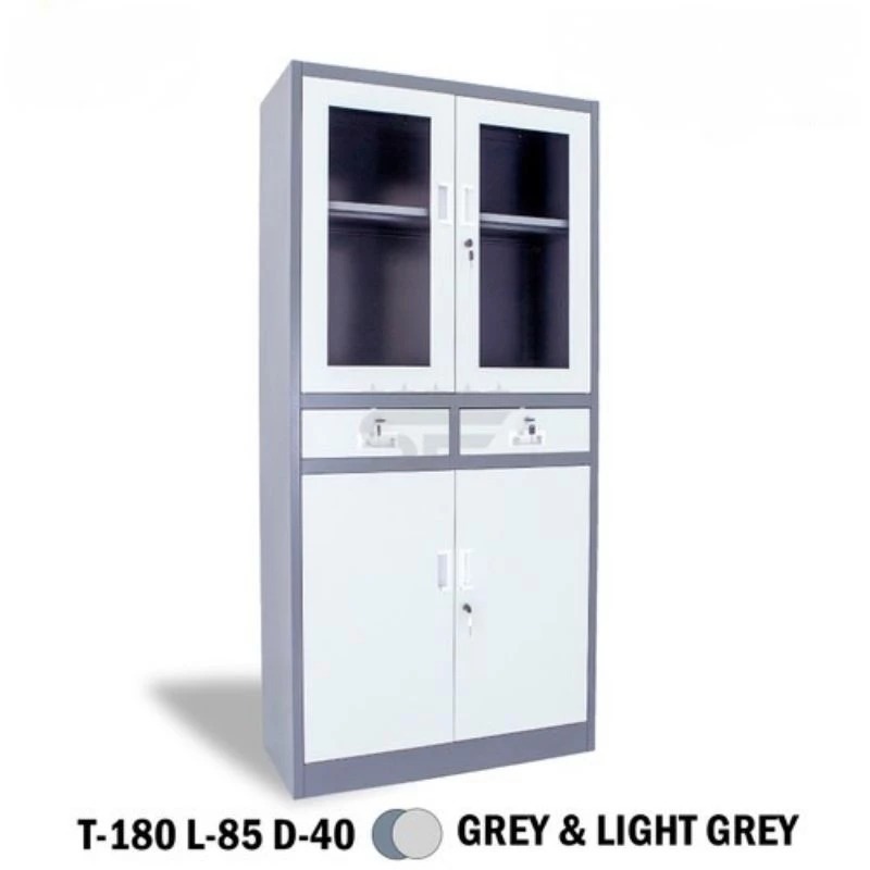 

Lemari Arsip Besi Filing Cabinet 4 Pintu 2 Laci