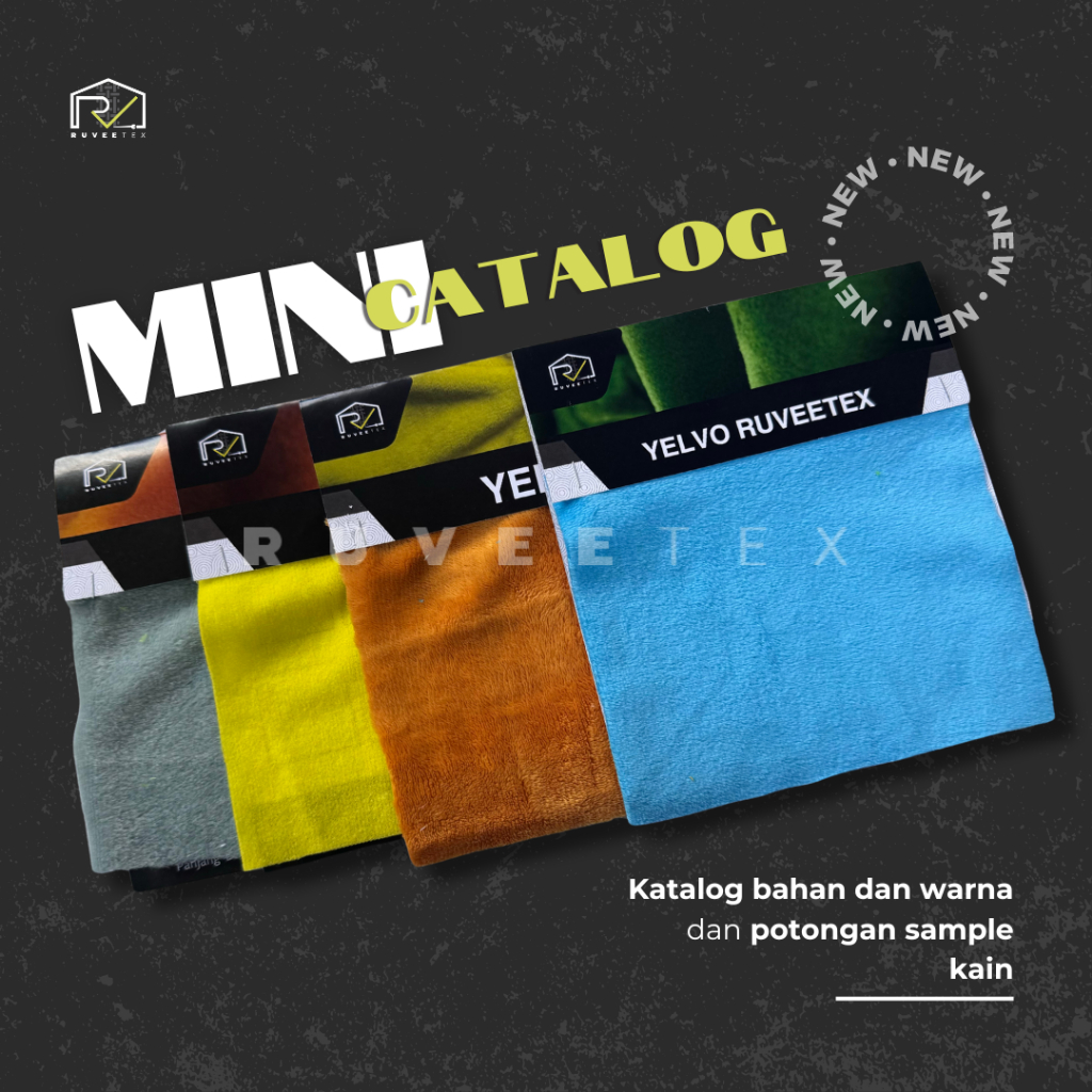 Ruveetex Katalog Kecil Mini Katalog Kain Boneka Kain Bulu