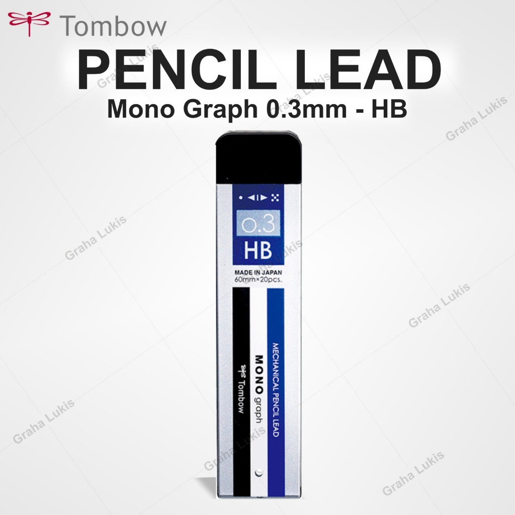 

ATK9 TOMBOW Mono Graph Mechanical Pencil Lead / Isi Pensil 0.3 / 0.5