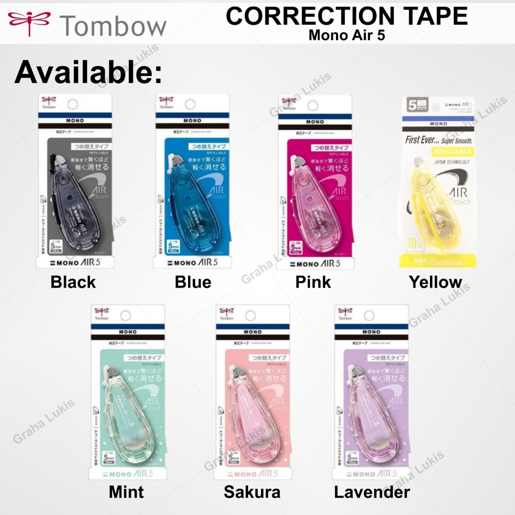 

Tombow Mono Air 5 - Correction Tape