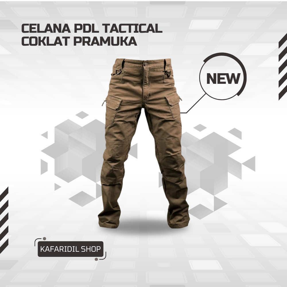 KAFARIDIL Promo Celana PDL Tactical Cokelat Pramuka